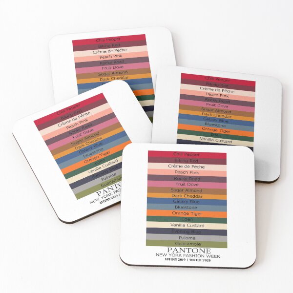 Item preview, New York Fashion Week 2019 -2020 Autumn Winter with all the colors named designed and sold by ozcushions.