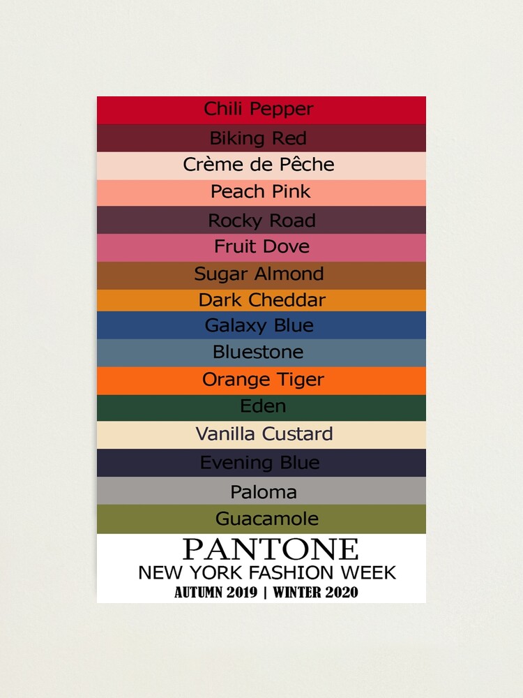 Fashion colors for fall 2019 best sale