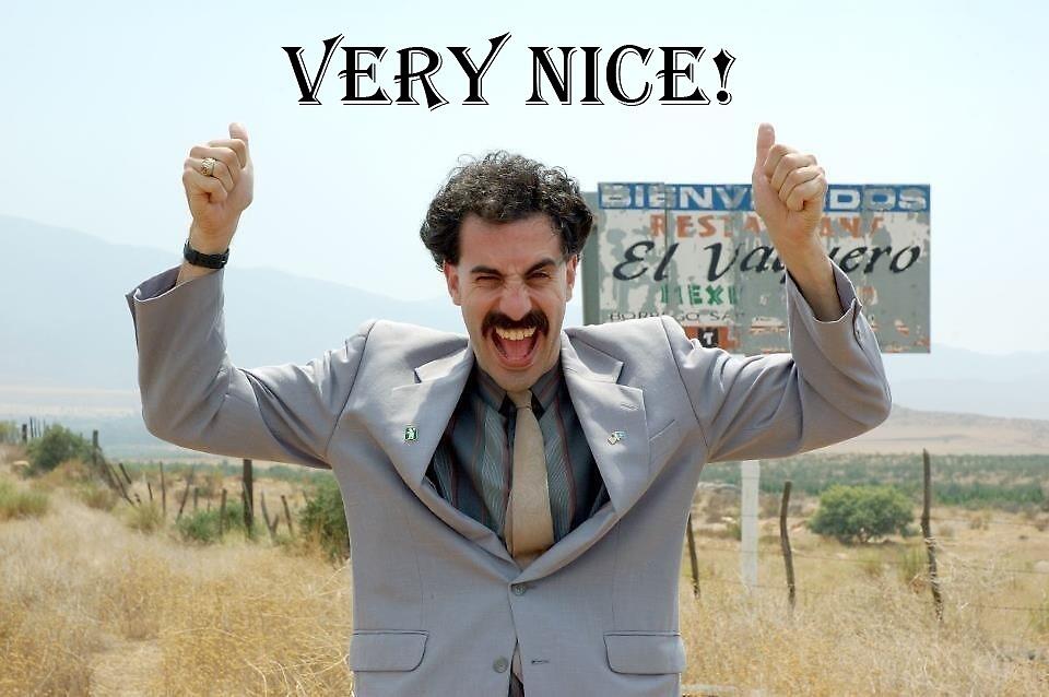 very nice borat        <h3 class=