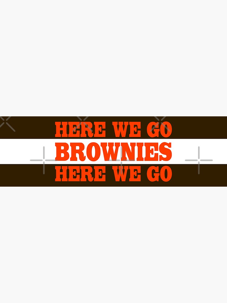 Cleveland Browns Stripe Sticker for Sale by corbrand