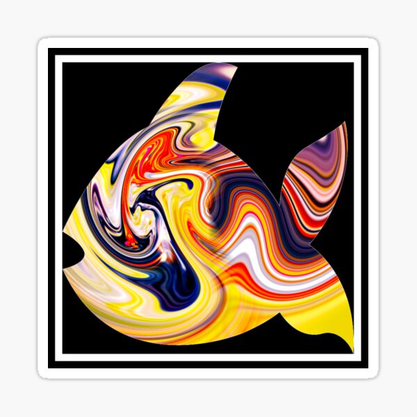 Artikel-Vorschau von Sun Fish Abstract, designt und verkauft von DDGolden.