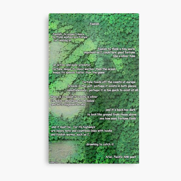 Foolish I by Ariel Metal Print