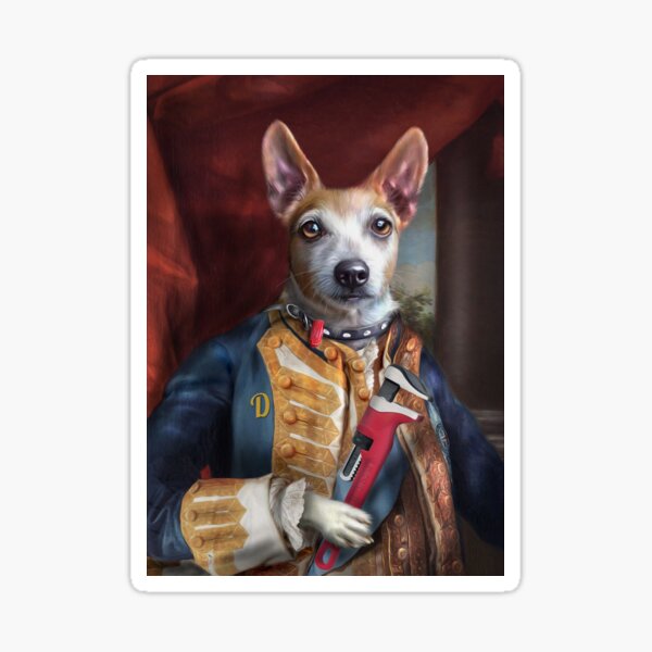 Dog Portrait - Dingo Sticker