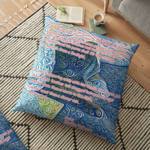 Foolish II by Ariel Floor Pillow