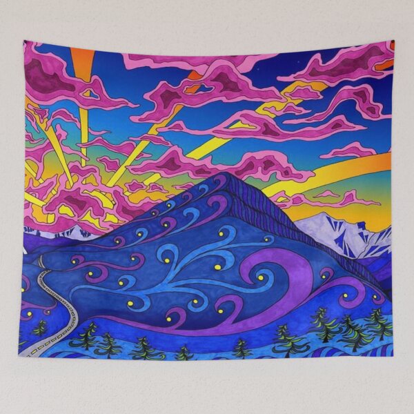 Item preview, Psychedelic Landscape designed and sold by amelrose.