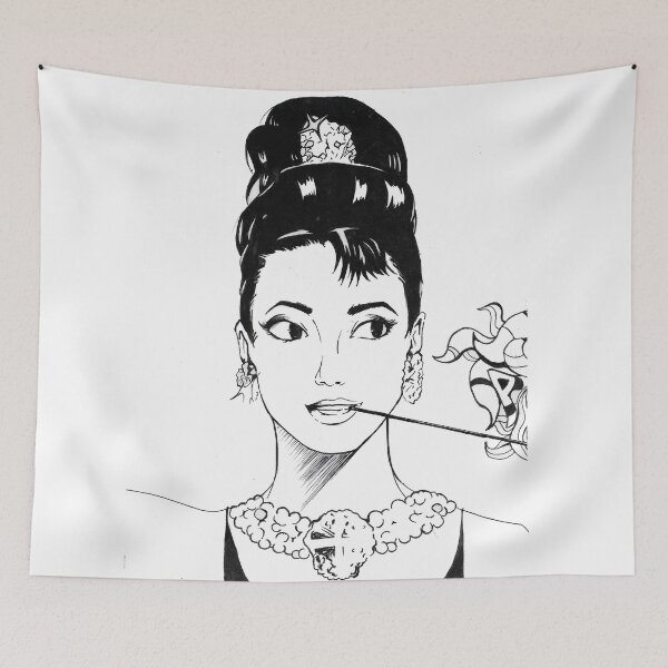 Item preview, Doodle Audrey Hepburn designed and sold by junnosena.