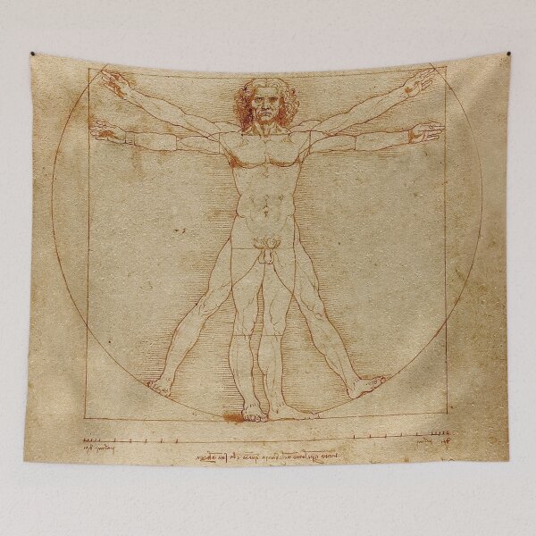 Item preview, Leonardo Da Vinci's Vitruvian Man designed and sold by Vintage Designs +.