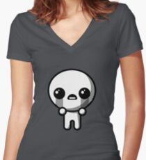 The Binding of Isaac Women's Fitted V-Neck T-Shirt