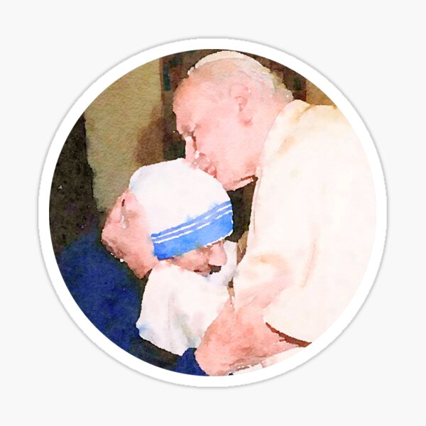 Item preview, St. John Paul II and St. Teresa of Calcutta designed and sold by 30Pieces.