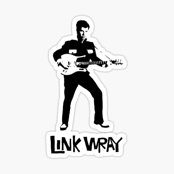 LINK WRAY ROCK'N'ROLL SUPER COOL T-SHIRT Sticker