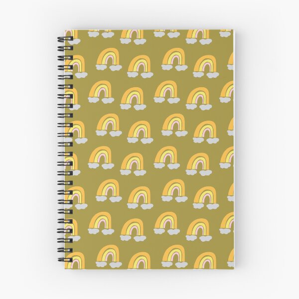 Item preview, Mustard Yellow Rainbow Pattern designed and sold by GillianMeilin.