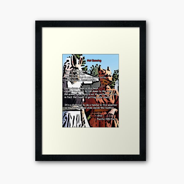 Hot Dancing by Ariel Framed Art Print