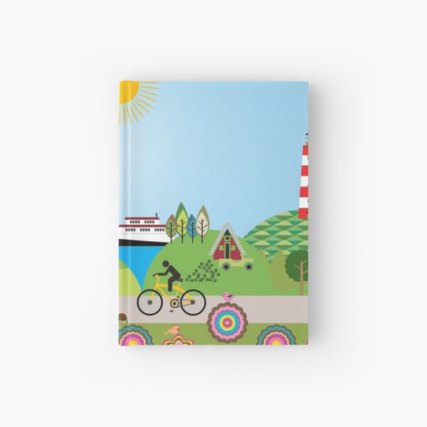 Landscape of Denmark Hardcover Journal