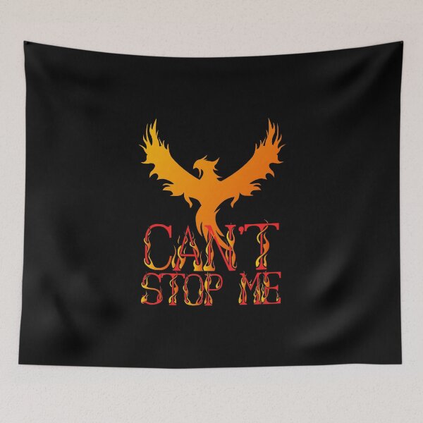 Item preview, Can't Stop Me - Badass Motivational Phoenix Quote designed and sold by PrintPress.