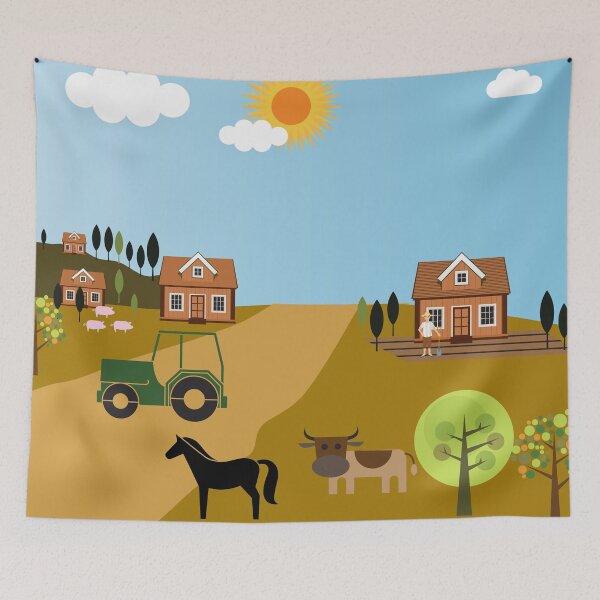 Item preview, Yellow fields  designed and sold by Design4uStudio.