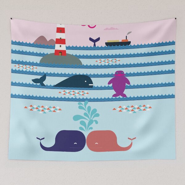 Item preview, Whales Kiss designed and sold by Design4uStudio.