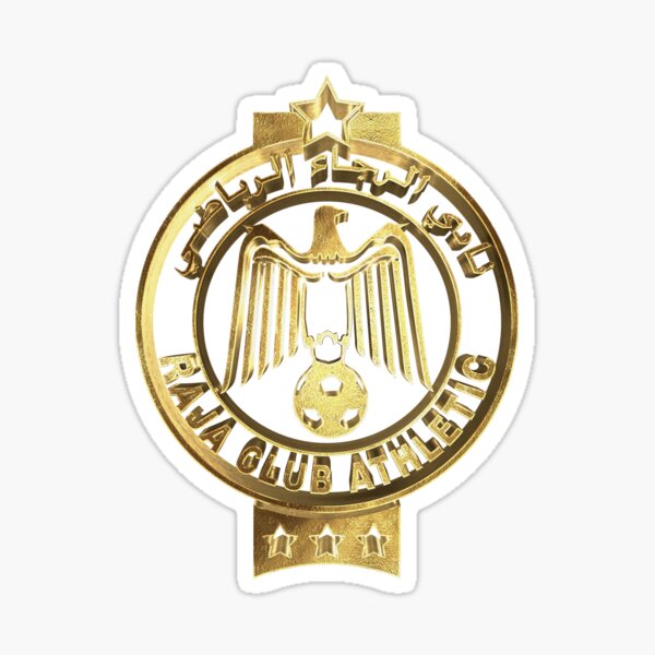 Raja Club Athletic Casablanca Gold Sticker By Under Thetable Redbubble