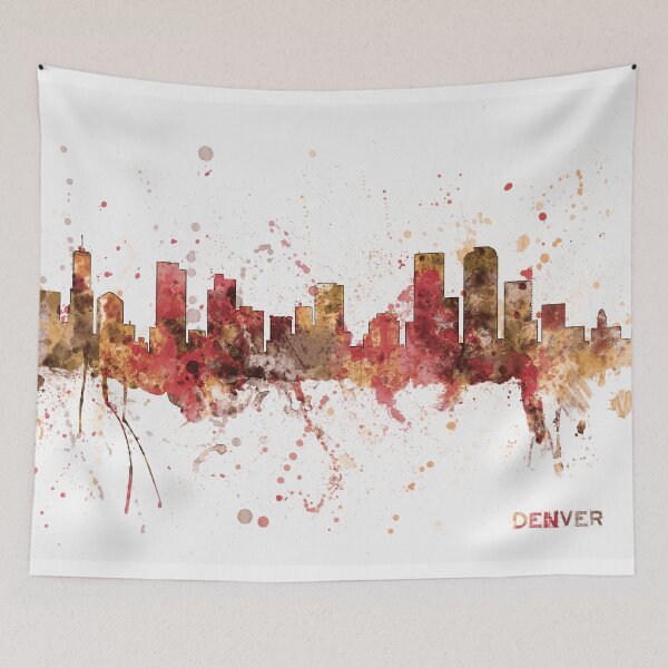 Item preview, Denver Colorado Skyline designed and sold by ArtPrints.