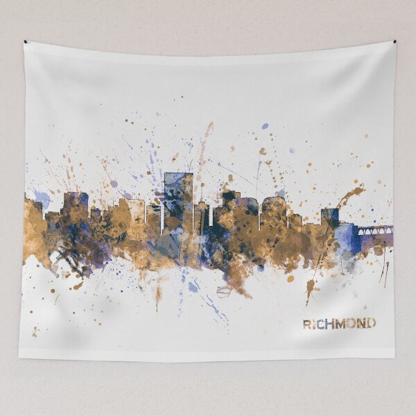 Item preview, Richmond Virginia Skyline designed and sold by ArtPrints.