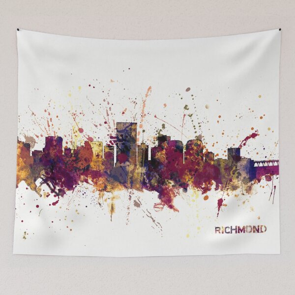Item preview, Richmond Virginia Skyline designed and sold by ArtPrints.