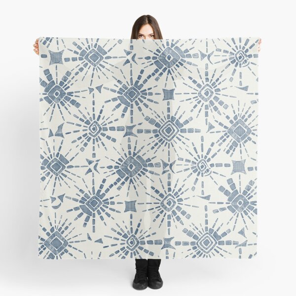 Item preview, hachure shibori blue designed and sold by scrummy.