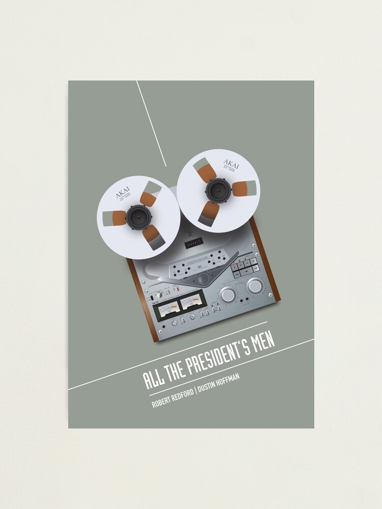 Alternate view of All The President's Men - Alternative Movie Poster Photographic Print