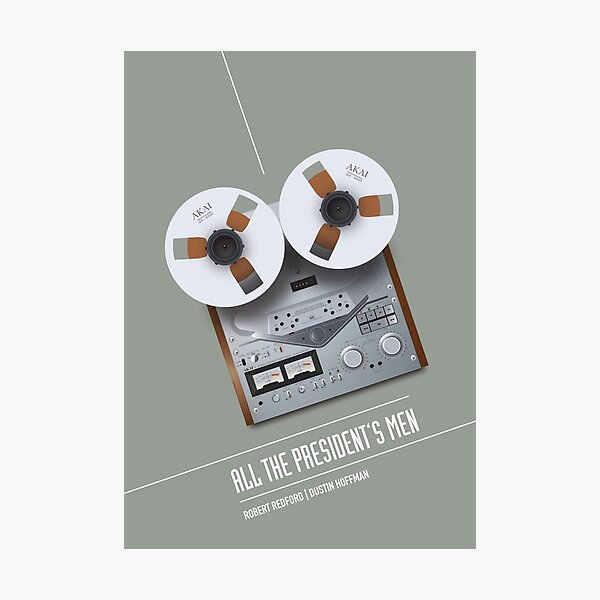 All The President's Men - Alternative Movie Poster Photographic Print