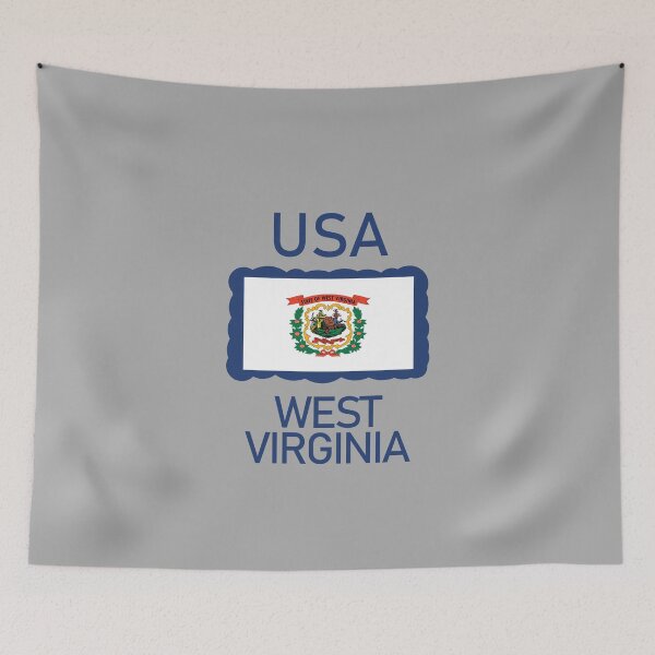 Item preview, West Virginia USA State Flag design designed and sold by GetItGiftIt.