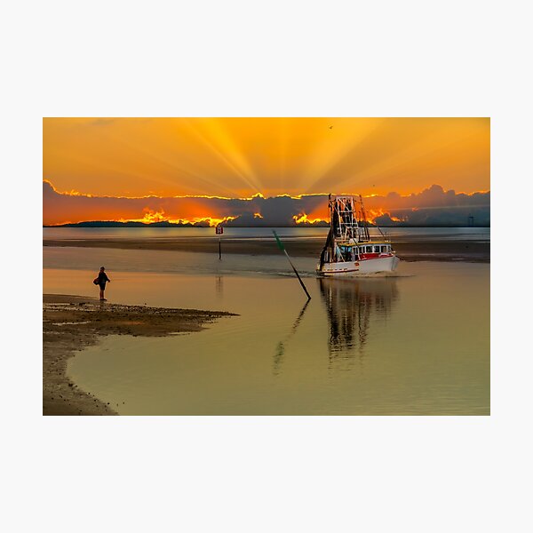 Trawler Returning Photographic Print