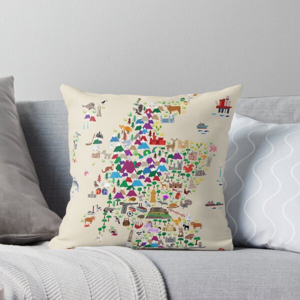 Item preview, Animal Map of Scotland for children and kids designed and sold by ArtPrints.
