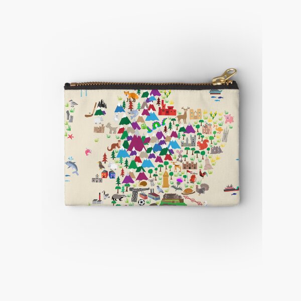 Item preview, Animal Map of Scotland for children and kids designed and sold by ArtPrints.