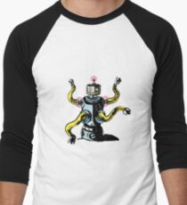 Really Rad Retro Robot Men's Baseball ¾ T-Shirt