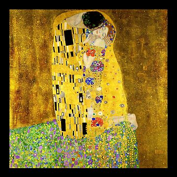 Funda de silicona para iPhone 14 Plus (Beso de Gustav Klimt) – Berkin Arts