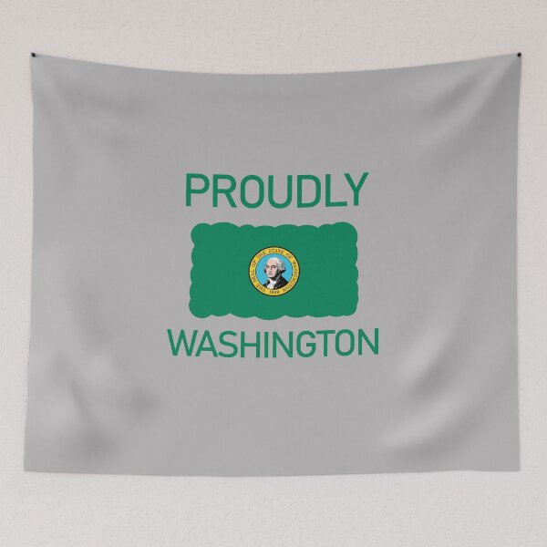 Item preview, Proudly Washington State Flag design designed and sold by GetItGiftIt.