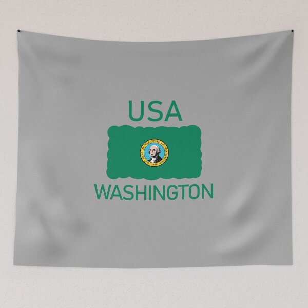 Item preview, Washington USA State Flag design designed and sold by GetItGiftIt.