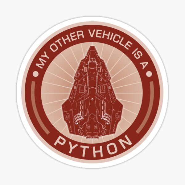 ELITE DANGEROUS: OTHER VEHICLE PYTHON STICKER Sticker