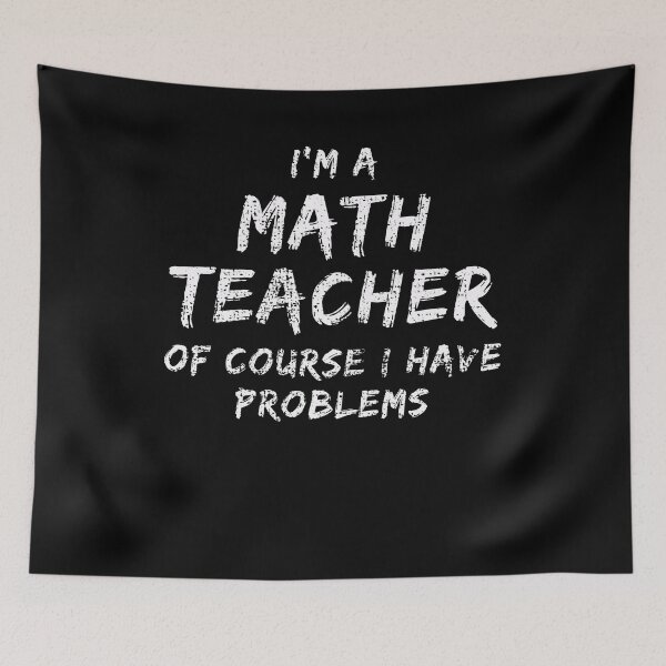 Item preview, Math Teacher designed and sold by 4tomic.