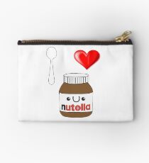 I Love Nutella Zipper Pouch