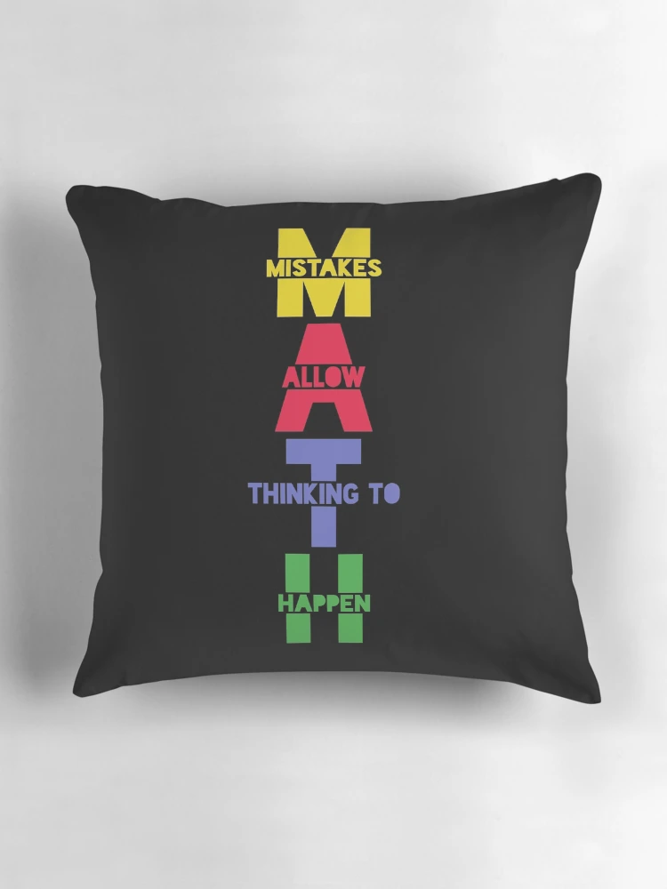 Thumbnail 3 of 4, Pillow, Math Math Math designed and sold by 4tomic.