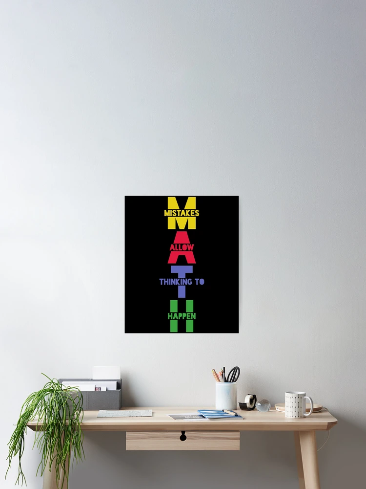 Thumbnail 2 of 3, Poster, Math Math Math designed and sold by 4tomic.