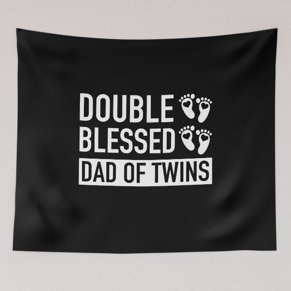 Item preview, Double Blessed Dad Of Twins - New Father Gift designed and sold by JukeLox.