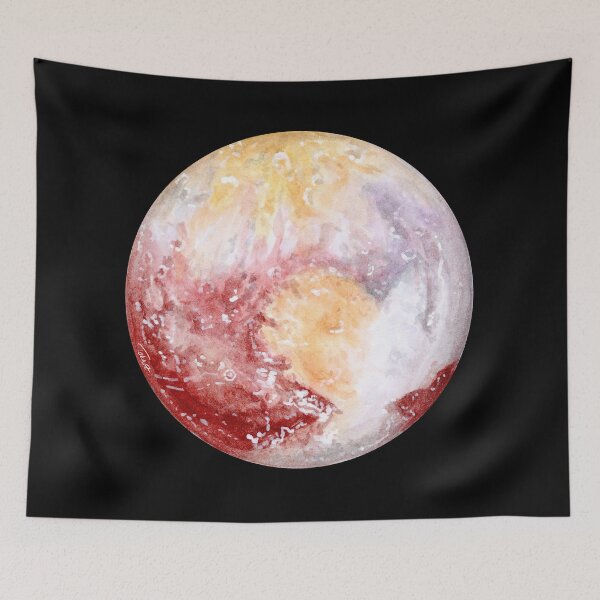 Item preview, I might as well be Pluto - Watercolour Painting designed and sold by Pattokarts.