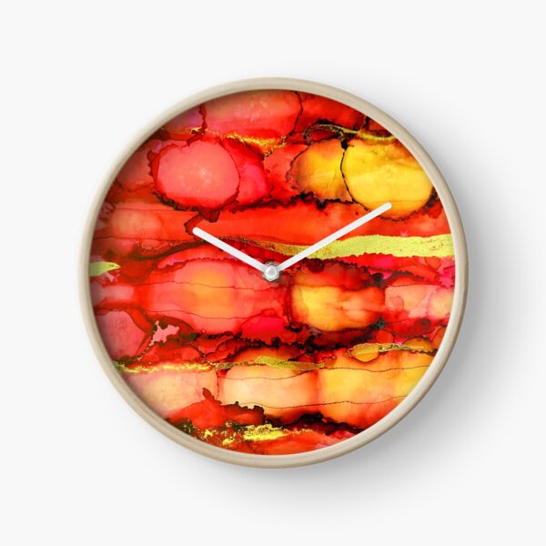 Glowing Colours Clock