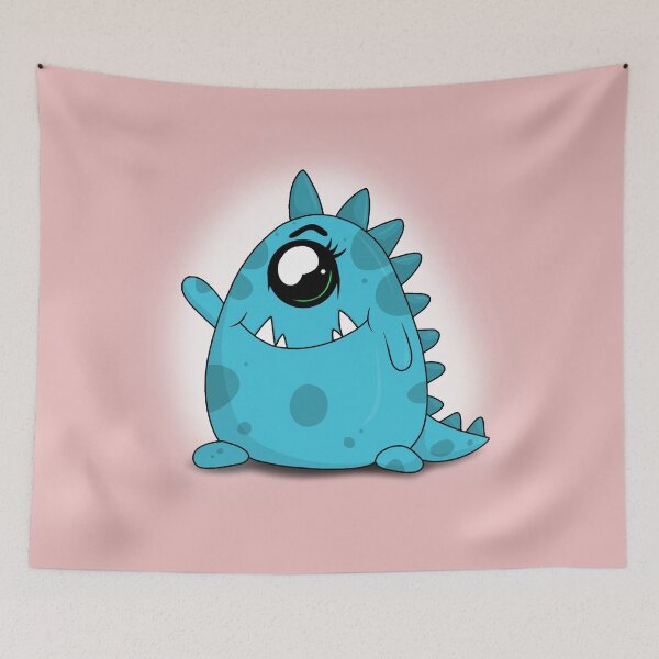 Item preview, Blue Monster designed and sold by ValentinaHramov.
