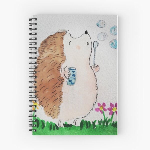 Item preview, Hedgehog making soap bubbles designed and sold by Sifan.