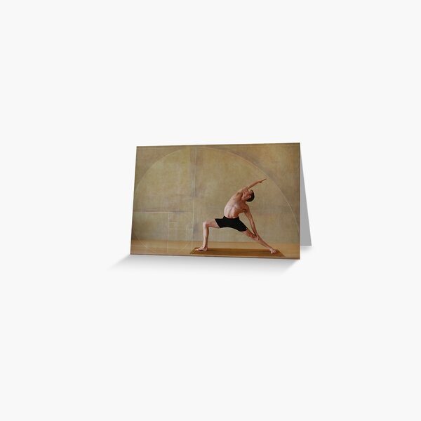 Reversed Warrior Greeting Card