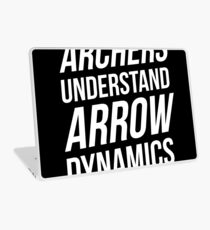 Archers understand arrow dynamics Laptop Skin