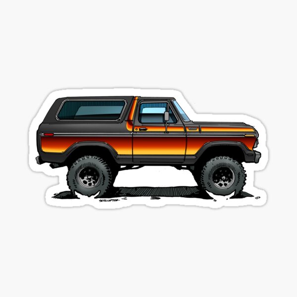 Bronco 2 - Free Wheeling Edition Sticker