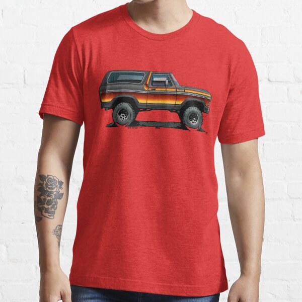 Ford Bronco Women's Desert Truck Raglan T-Shirt | Rad Custom Rides