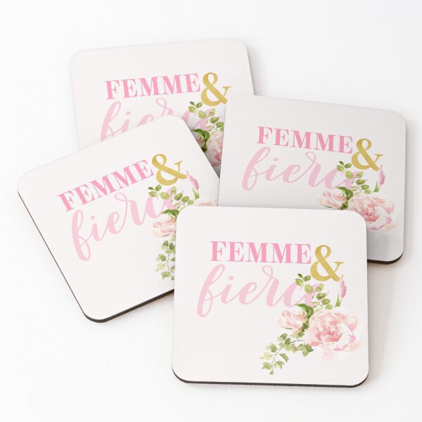 Item preview, Femme and Fiere floral  designed and sold by UtArt.